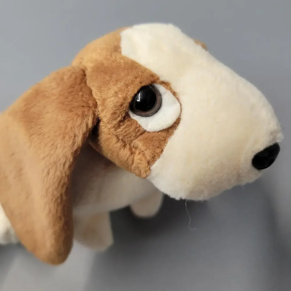Vintage Ty‎ Beanie Baby Tracker Basset Hound Dog 1997 Plush Toy Tags 90s Gift